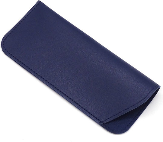 Techsuit Husă Slim Pentru Ochelari Moale Albastră