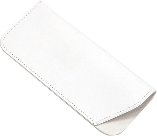 Techsuit Slim Θήκη Γυαλιών Μαλακή Λευκή