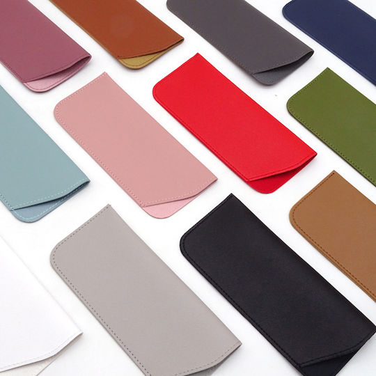 Techsuit Slim Θήκη Γυαλιών Μαλακή Καφέ