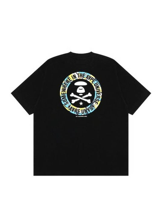 Aape By A Bathing Ape® Ανδρικό T-shirt Κοντομάνικο Μαύρο