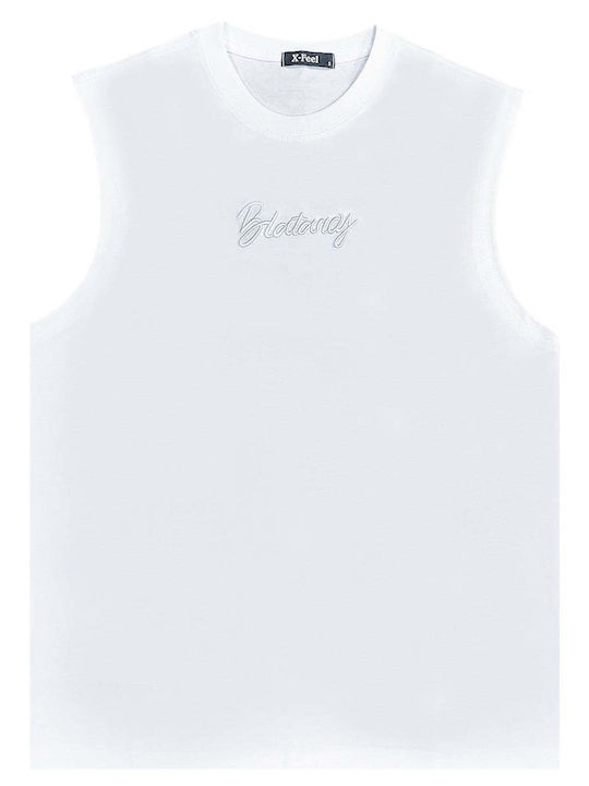 Gang Clothing Herren Ärmelloses Shirt White