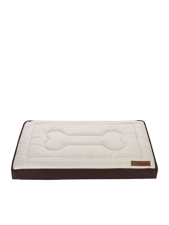 Welsti Orthopedic Mattress Dog Rectangle Orthopedic Beige 130x90cm