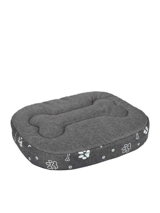 Welsti Oval Canapea Pat pentru câini Gri 80x67cm.