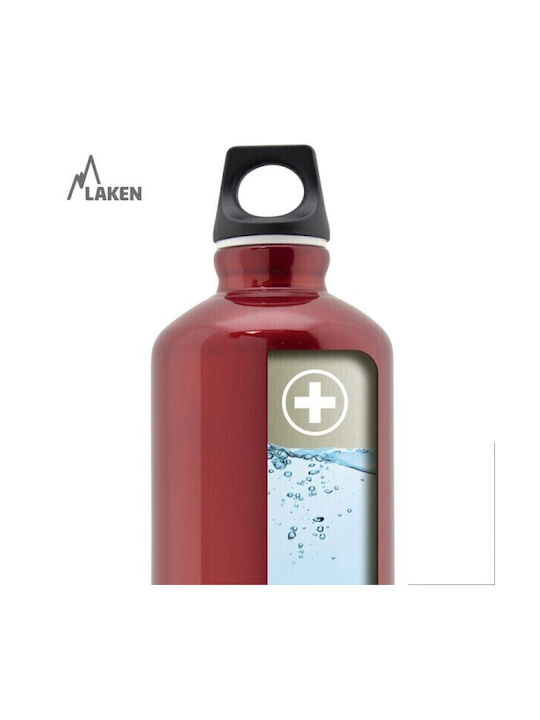 Laken Παγούρι Αλουμινίου 600ml Κόκκινο Laken Παγούρι Αλουμινίου 600ml Κόκκινο