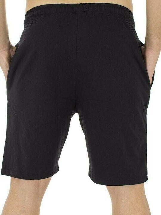 Double Sportliche Herrenshorts Schwarz