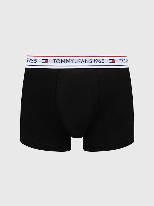 Tommy Hilfiger Boxeri pentru bărbați black 3Pachet