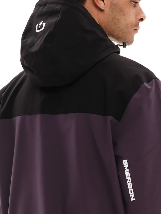 Winter Jacket Bomber Waterproof and Windproof Purple