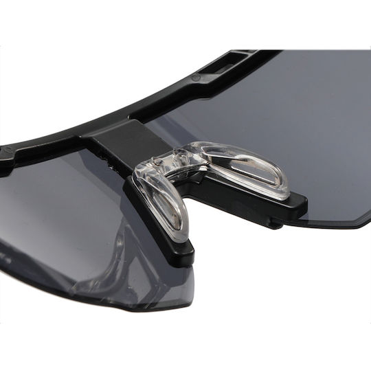 Techsuit Cycling Glasses 9963 with Black Frame & Multicolour Lenses