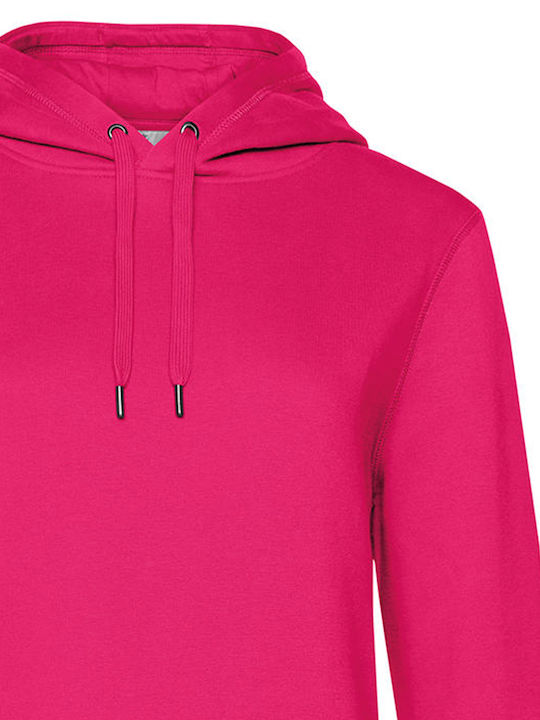 B&C Queen Werbe-Hoodie Magenta Pink