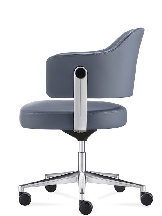 ErgoAction Lauren Office Chair with Blue Arms