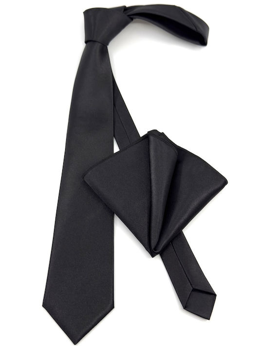 Legend Accessories Set de Cravată pentru Bărbați Tipărit în Culorea Negru