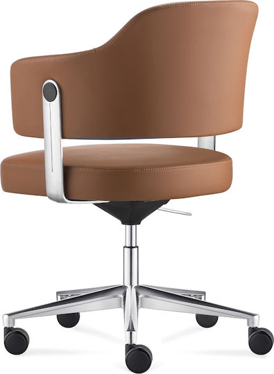 ErgoAction Lauren Office Chair With Tan Arms