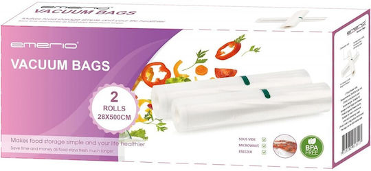 Emerio Grainy Vacuum Sealer Bag 5000x280mm 2 Rolls