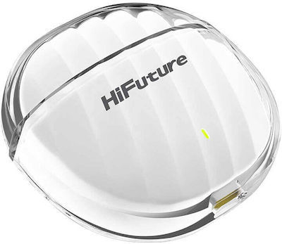 HiFuture FlyBuds 3 Bluetooth Handsfree Earphones with Sweat Resistance and Charging Case Whitά