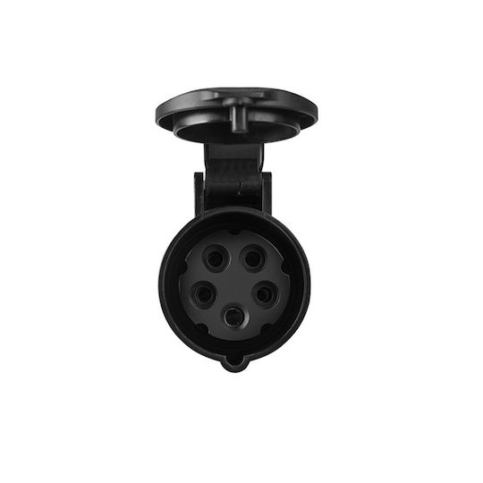 Green Cell Adapter from Red 16A 400V CEE Coupling 5-Pole Socket to Schuko 230V Plug IP44 3x2.5 mm2 Адаптер (EVAK01)