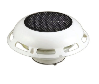 Eval Solar Powered Boat Ventilator White