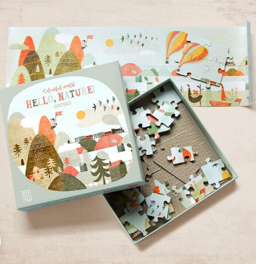 Παιδικό Puzzle Hello Nature για 4+ Ετών 52pcs Marbushka