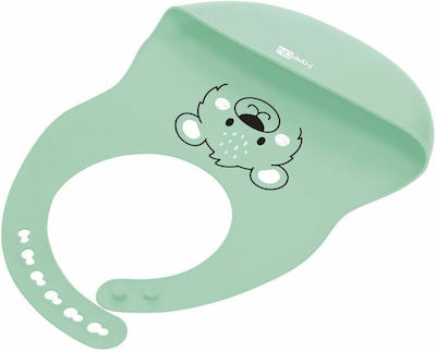 FreeOn Bib Silicone with Pocket Green for 6 m+