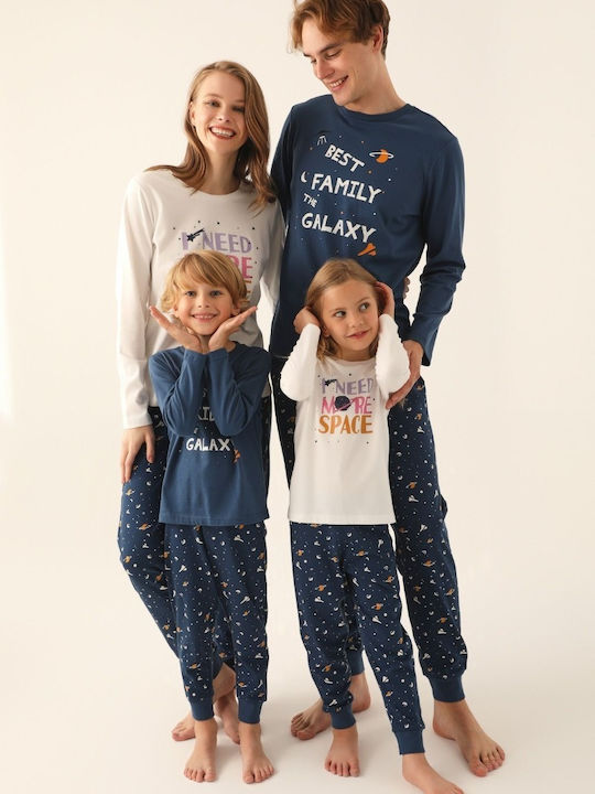 Roly Poly Winter Damen Pyjama-Set Marineblau