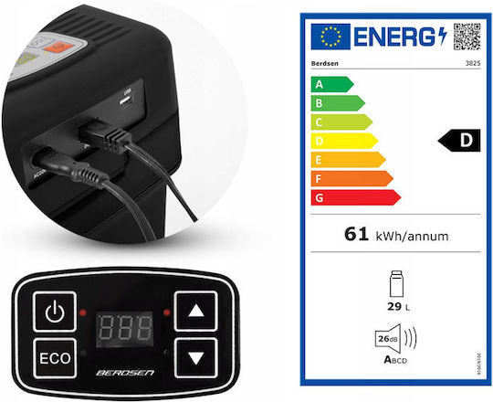 Berdsen Frigider Portabil 32lt 12V Negru