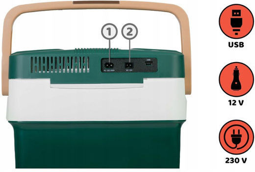 Berdsen Portable Fridge 29L 12V Green