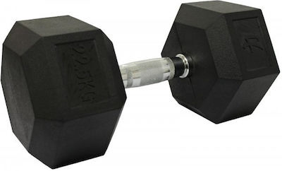 inSPORTline Rubber Hexagon Dumbbell 1 x 20kg