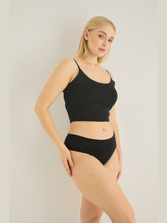 Damen Slip Schwarz