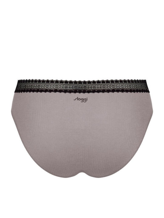 Go Ribbed H Damen Slip 2Pack Black