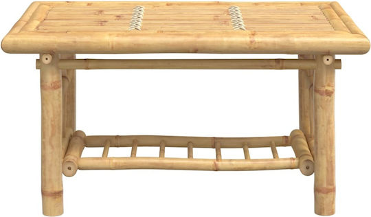 Masa Masa de lounge pentru spații exterioare mici de bambus CAFE 70x45x36buc