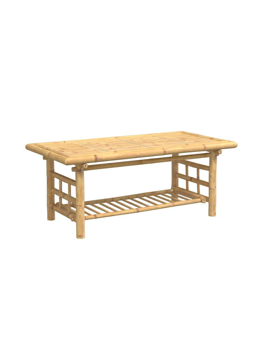 Masa Masa de lounge pentru spații exterioare de bambus CAFE 110x55x45buc