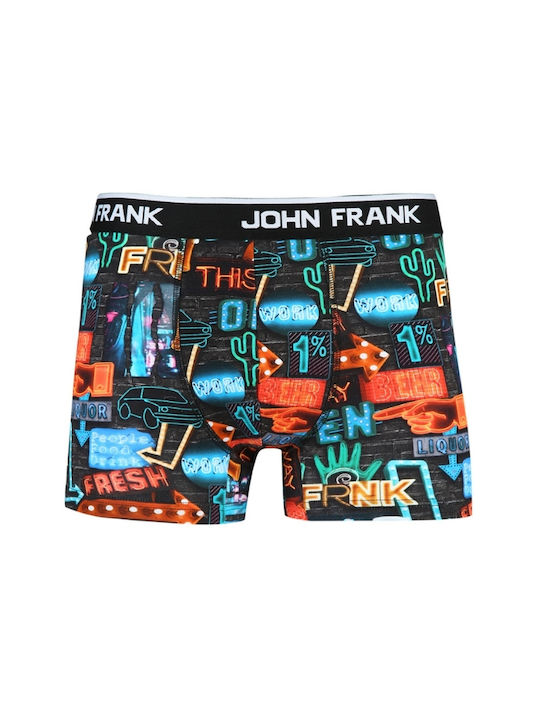 John Frank Boxeri pentru bărbați Multicolor cu modele 1Pachet