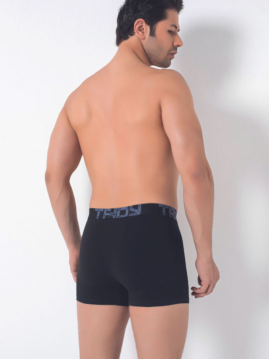 Ανδρικά Μποξεράκια Μαύρα 4Pack