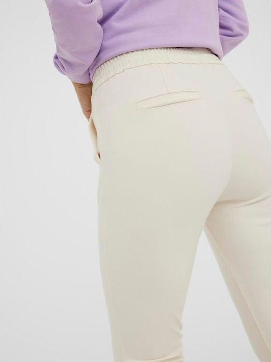 Dama Tesatura Pantaloni Ecru