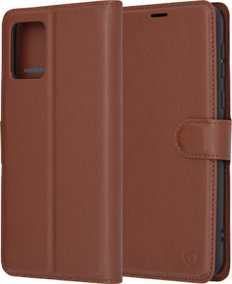 Techsuit Book Leather Brown (Moto E13)