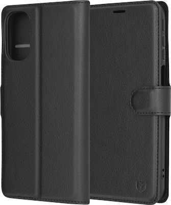 Techsuit Book Leather Black (Moto G31)