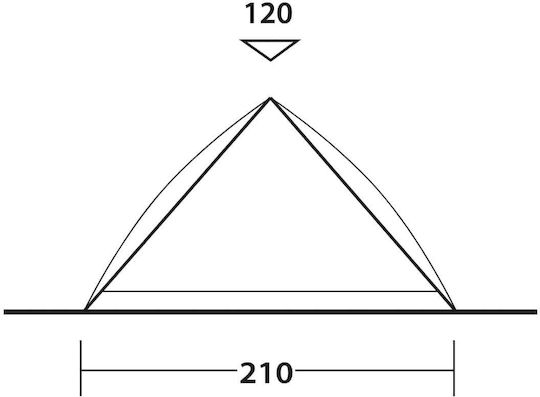 Outwell Shelter Formby 2 Ατόμων Γκρι
