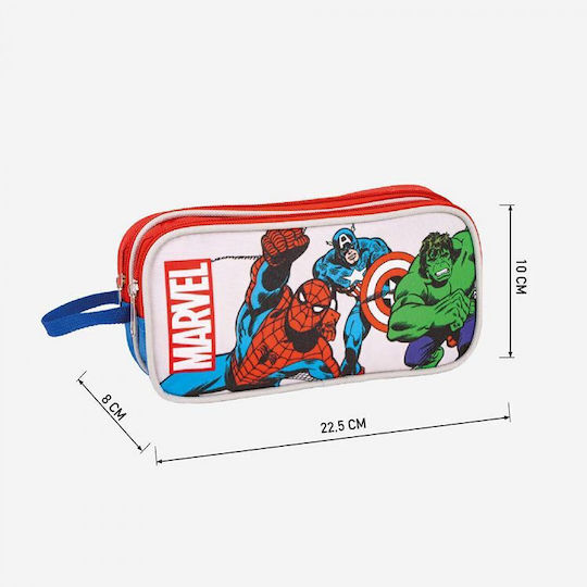 Ученически Несесер Правоъгълен 2 Отделения Marvel Avengers