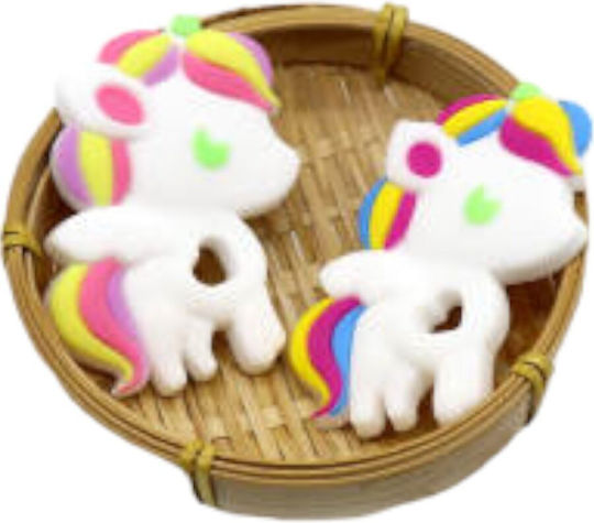 Queen Mother Unicorn Teether for Teething Relief BPA Free Silicone for 6 Months White