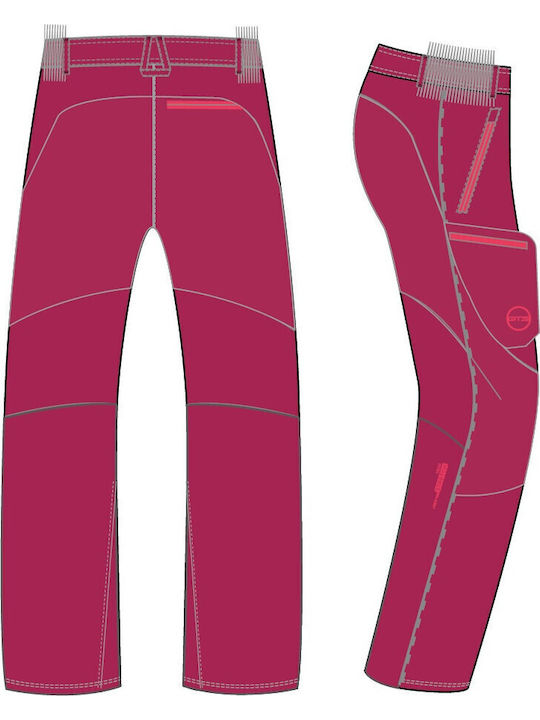 GTS Moda Italia Women's Hiking Long Trousers Pink