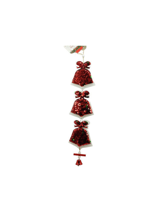 Ornament suspendat cu pantaloni evazati Din lemn Roșie 8x20buc