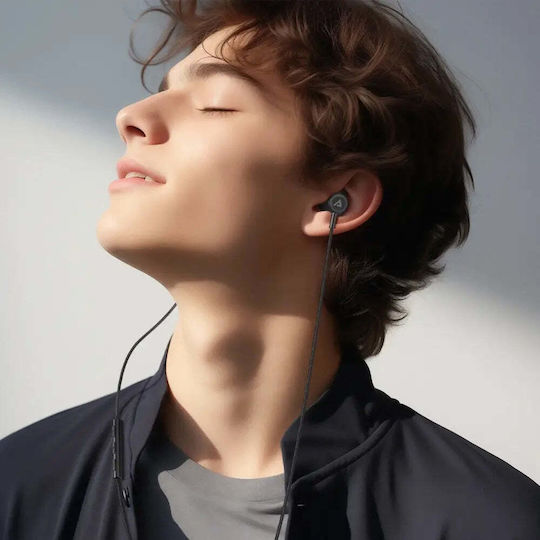 Acefast In-Ear Freisprecheinrichtung Kopfhörer mit Stecker USB-C Schwarz