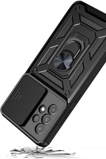 Techsuit Camshield Umschlag Rückseite Kunststoff / Silikon Schwarz (Samsung Galaxy Xcover7)