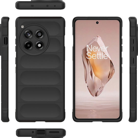 Techsuit Shield Back Cover Silicone Black (OnePlus 12R)