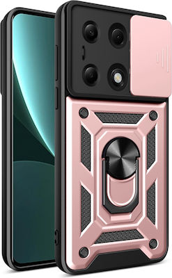 Techsuit Camshield Back Cover Silicone Rose Gold (Redmi Note 13 Pro 4G / Poco M6 Pro 4G)