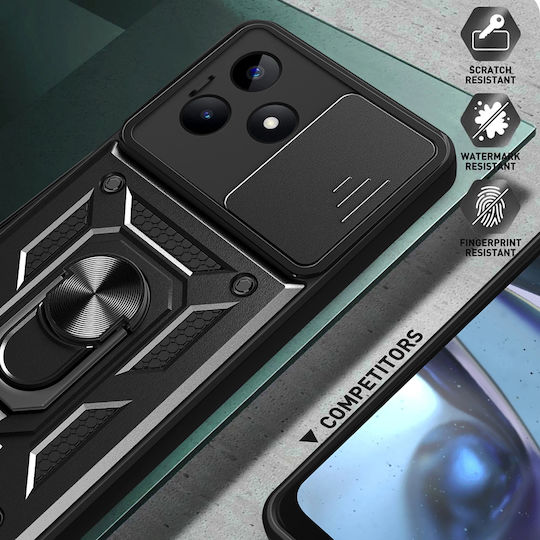 Techsuit Camshield Задна корица Пластмаса / Силикон Розово злато (Xiaomi 14)
