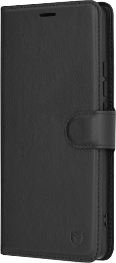 Techsuit Book Δερμάτινο Μαύρο (Redmi Note 13 Pro 4G / Poco M6 Pro 4G)