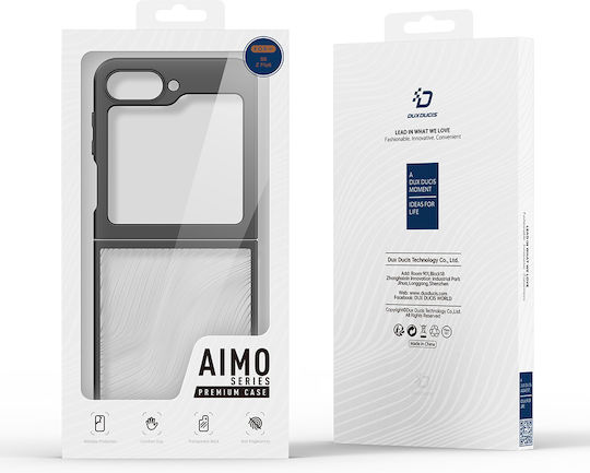 Dux Ducis Aimo Series Back Cover Silicon / Plastic 1.2mm Negru (Samsung Galaxy Z Flip6)