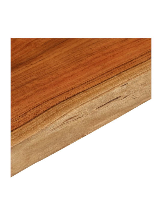 vidaXL Dreptunghiulară Suprafața mesei din Lemn Masiv Maro 60x40x3.8cm 370632 1buc