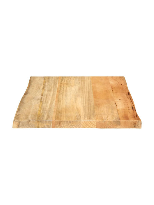 vidaXL Square Table Surface made of Solid Wood Mango 80x80x3.8cm 370746 1pcs