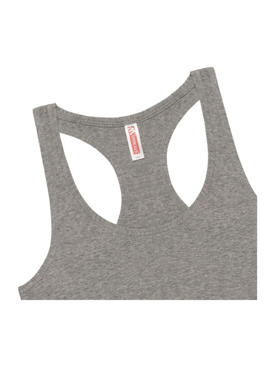 90-40178 Women's Sports Bra without Padding Gray